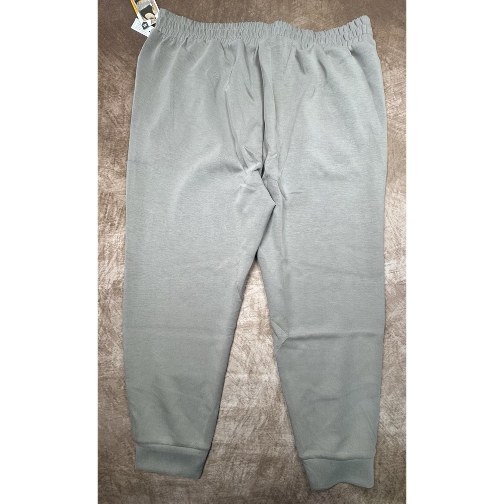 Avia Women's Scuba Pleat Joggers with Pockets Grey Fog Size XL 16-18 NWT - Picture 6 of 7